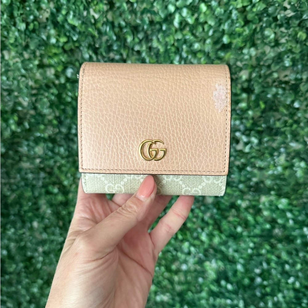 Gucci Pink and Beige Women's Wallet Authentic FINAL PRICE - Picture 5 of 11